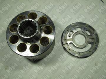 Блок поршней c распределительной плитой для гусеничный экскаватор KOMATSU PC400-7 (708-2H-04760, 708-2H-04750, 708-2H-04620, 708-2H-04650)